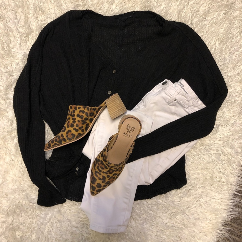 Women’s leopard mules